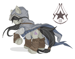 Size: 1007x794 | Tagged: safe, artist:toonlancer, octavia melody, earth pony, pony, assassin's creed, assassin's creed iii, clothes, solo