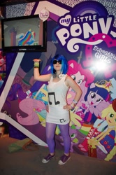 Size: 3264x4928 | Tagged: safe, dj pon-3, vinyl scratch, human, equestria girls, cosplay, irl, irl human, photo, solo