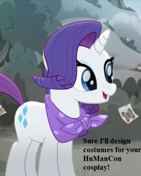 Size: 384x480 | Tagged: safe, edit, edited screencap, screencap, rarity, pony, unicorn, rainbow roadtrip, cropped, cute, neckerchief, raribetes, speech