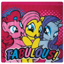 Size: 1350x1350 | Tagged: safe, fluttershy, pinkie pie, rarity, earth pony, pegasus, pony, unicorn, cute, diapinkes, fabulous, face cloth, happy, hug, merchandise, shyabetes, towel