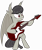 Size: 5000x6000 | Tagged: safe, artist:magister39, octavia melody, bat pony, earth pony, pony, undead, vampire, vampony, absurd resolution, bat ponified, batavia, fangs, metal, race swap, rocktavia, simple background, solo, transparent background, vector