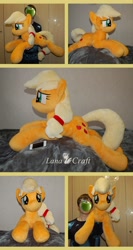 Size: 2400x4500 | Tagged: safe, artist:lanacraft, applejack, irl, life size, photo, plushie