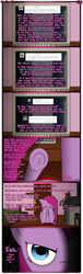 Size: 1024x3354 | Tagged: safe, artist:underwoodart, pinkie pie, earth pony, pony, ask, comic, computer, female, mare, pinkamena diane pie, solo, tumblr, underhoof