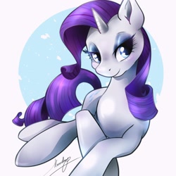 Size: 1858x1856 | Tagged: safe, artist:moondrop, rarity, pony, unicorn, art, fanart, female, mare, solo