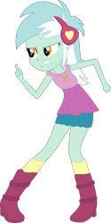 Size: 1768x3543 | Tagged: safe, edit, lyra heartstrings, equestria girls, rainbow rocks, angry, middle finger, simple background, solo, transparent background, vector