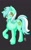 Size: 800x1280 | Tagged: safe, artist:zuzu-marmalade, lyra heartstrings, pony, unicorn, female, green coat, horn, mare, solo, two toned mane