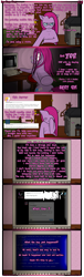 Size: 1245x4078 | Tagged: safe, artist:underwoodart, pinkie pie, earth pony, pony, absurd resolution, ask, ask pink-pony, blue screen of death, comic, computer, pinkamena diane pie, tumblr