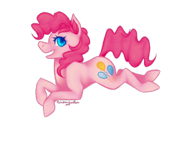 Size: 5600x4600 | Tagged: safe, artist:leechetious, pinkie pie, earth pony, pony, absurd resolution, female, mare, simple background, solo, transparent background