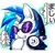 Size: 472x453 | Tagged: safe, artist:hobilo, dj pon-3, vinyl scratch, pony, unicorn, headphones, japanese, laughing, pixiv, solo