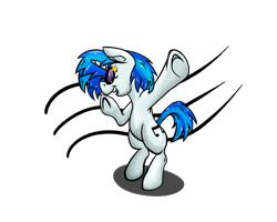 Size: 960x768 | Tagged: safe, artist:shinkuma, dj pon-3, vinyl scratch, pony, unicorn, female, horn, mare, solo