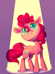 Size: 896x1216 | Tagged: safe, artist:themarquisofdorks, pinkie pie, earth pony, pony, female, solo, spotlight