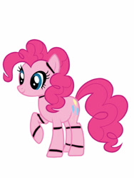 Size: 768x1024 | Tagged: safe, artist:ripped-ntripps, pinkie pie, earth pony, pony, animatronic, female, five nights at freddy's, mare, pink coat, pink mane