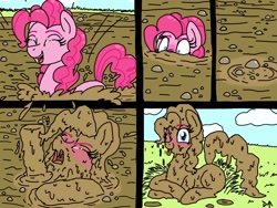 Size: 2048x1536 | Tagged: safe, artist:darktenor5, pinkie pie, earth pony, pony, messy, mud, muddy, squishy, squooshy