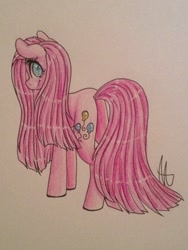 Size: 1024x1365 | Tagged: safe, artist:inspiration1413, pinkie pie, pony, pinkamena diane pie, plot, solo, traditional art