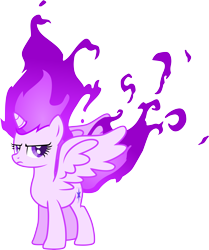 Size: 6800x8120 | Tagged: safe, artist:strawberry-pannycake, derpibooru import, twilight sparkle, twilight sparkle (alicorn), alicorn, pony, absurd resolution, female, frown, glare, looking at you, mare, rapidash, rapidash twilight, simple background, solo, spread wings, svg, transparent background, vector