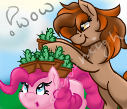 Size: 924x798 | Tagged: safe, artist:jen-neigh, pinkie pie, oc, oc:jen-neigh, earth pony, pony, cactus