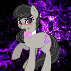 Size: 1800x1800 | Tagged: safe, artist:haetran, edit, octavia melody, earth pony, pony, blushing, solo, tsundere, tsuntavia