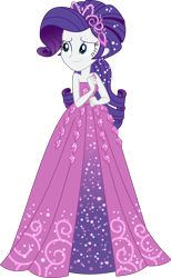 Size: 5033x8169 | Tagged: safe, artist:digimonlover101, rarity, better together, choose your own ending, costume conundrum, costume conundrum: rarity, equestria girls, absurd resolution, bare shoulders, beautiful, clothes, dress, female, gown, jewelry, simple background, sleeveless, solo, tiara, transparent background, vector