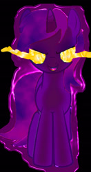 Size: 649x1232 | Tagged: safe, edit, lyra heartstrings, oc, oc:deadly nightshade, possessed