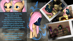 Size: 1920x1080 | Tagged: safe, artist:vantusman, fluttershy, pegasus, pony, 3d, mask, profile, source filmmaker