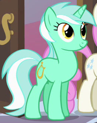 Size: 260x330 | Tagged: safe, screencap, lyra heartstrings, twinkleshine, a canterlot wedding, cropped, solo focus