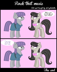 Size: 6298x7917 | Tagged: safe, artist:claritea, maud pie, octavia melody, earth pony, pony, absurd resolution, comic