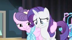 Size: 1280x720 | Tagged: safe, screencap, rarity, suri polomare, pony, unicorn, rarity takes manehattan