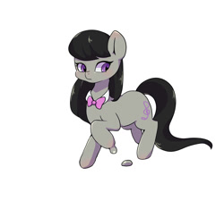 Size: 1280x1200 | Tagged: safe, artist:ayahana, octavia melody, earth pony, goo pony, original species, pony, meltavia, melting, pixiv, solo, transformation