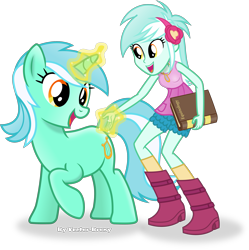Size: 3006x3020 | Tagged: safe, artist:vector-brony, lyra heartstrings, equestria girls, counter-humie, cute, hand, high res, human ponidox, humie, lyra doing lyra things, lyrabetes, magic, self ponidox, simple background, square crossover, that pony sure does love hands, transparent background, vector