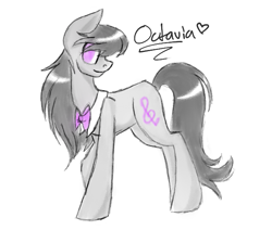 Size: 643x544 | Tagged: safe, artist:justalittleshadow, octavia melody, earth pony, pony, female, mare, simple background, solo, white background