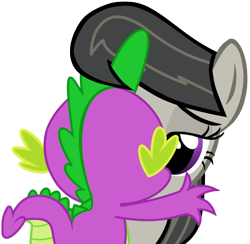 Size: 1224x1196 | Tagged: safe, artist:twilightpoint, edit, octavia melody, spike, dragon, earth pony, pony, kissing, love, shipping, spiketavia