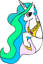 Size: 2168x3200 | Tagged: safe, artist:knittedstable, princess celestia, alicorn, pony, colored, female, flat colors, mare, raised hoof, simple background, solo, transparent background
