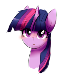 Size: 496x517 | Tagged: safe, artist:bae-mon, derpibooru import, twilight sparkle, bust, portrait, solo