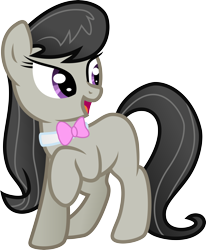 Size: 4841x5886 | Tagged: safe, artist:gladosthepotatopony, artist:stepandy, octavia melody, earth pony, pony, absurd resolution, blank flank, simple background, solo, transparent background, vector