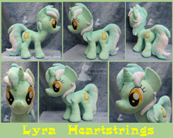 Size: 1600x1280 | Tagged: safe, artist:emberfall0507, lyra heartstrings, irl, photo, plushie, solo