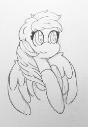 Size: 490x710 | Tagged: safe, artist:tquillspinsandthings, derpibooru import, rainbow dash, pegasus, pony, pencil drawing, solo, traditional art