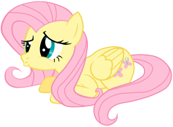 Size: 5000x3686 | Tagged: safe, artist:jennieoo, fluttershy, pegasus, pony, absurd resolution, female, mare, pouting, simple background, solo, transparent background, vector