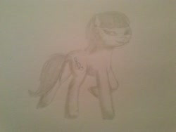 Size: 2592x1944 | Tagged: safe, artist:raakshii, octavia melody, earth pony, pony, monochrome, solo, traditional art