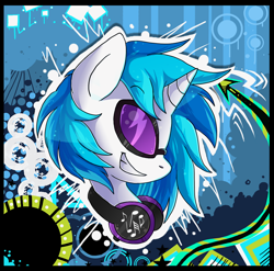 Size: 1200x1184 | Tagged: safe, artist:pawbit, dj pon-3, vinyl scratch, pony, unicorn, female, horn, mare, solo