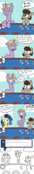 Size: 1000x5007 | Tagged: safe, artist:strangerdanger, oc, oc only, oc:brann flakes, oc:cookie dough, oc:cookie dough (trottingham), oc:milky way, pony, ask, askcookieandbrann, boat, comic, female, mare, tumblr