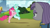 Size: 1920x1080 | Tagged: safe, screencap, lyra heartstrings, maud pie, pinkie pie, earth pony, pony, rock solid friendship, discovery family logo, holding a pony