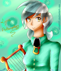 Size: 497x583 | Tagged: safe, artist:nite3007, lyra heartstrings, human, humanized, solo