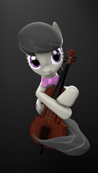 Size: 1080x1920 | Tagged: safe, artist:zigidi94, octavia melody, earth pony, pony, 3d, cello, musical instrument, solo, source filmmaker