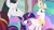 Size: 1280x720 | Tagged: safe, screencap, chancellor neighsay, princess celestia, twilight sparkle, twilight sparkle (alicorn), alicorn, pony, school raze