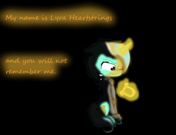 Size: 3328x2552 | Tagged: safe, artist:seadogthefirstmate, lyra heartstrings, fanfic:background pony, clothes, crying, hoodie, lyre, sad, solo