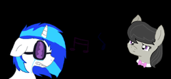 Size: 955x438 | Tagged: safe, artist:vamplrebats, dj pon-3, octavia melody, vinyl scratch, earth pony, pony, unicorn, bust, crying, ponies, sad