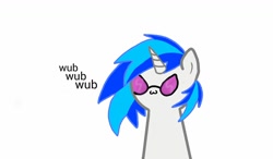 Size: 1024x600 | Tagged: safe, artist:aquasplash21, dj pon-3, vinyl scratch, pony, unicorn, cute, solo, vinylbetes, wub