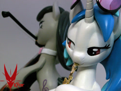 Size: 1067x800 | Tagged: safe, artist:viistar, dj pon-3, octavia melody, vinyl scratch, earth pony, pony, action pose, irl, photo, sculpture