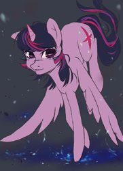 Size: 2343x3244 | Tagged: safe, artist:my-magic-dream, derpibooru import, twilight sparkle, twilight sparkle (alicorn), alicorn, pony, female, mare, solo