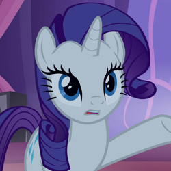 Size: 1080x1080 | Tagged: safe, screencap, rarity, pony, unicorn, the summer sun setback, cropped, female, mare, solo